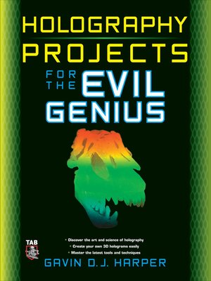 cover image of Holography Projects for the Evil Genius